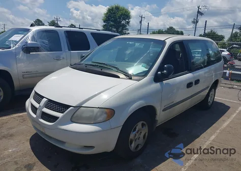 2001 Dodge Grand Caravan Se from USA, damaged, VIN 1B4GP243X1B252190